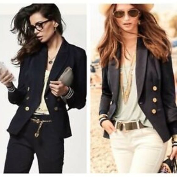 CAbi Jackets & Blazers - Cabi Nautical Blazer Double Breasted Cutaway Navy Blue Grand Slam Sailor 6 Women